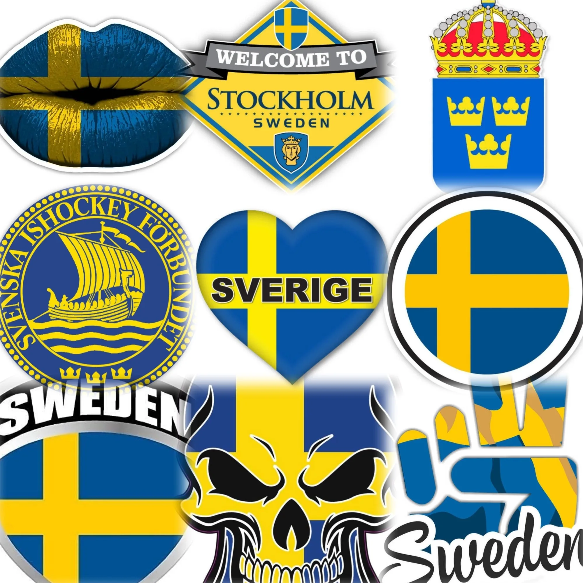 Sweden Flag Map Emblem Creative Sticker for Decorate Car Truck Motorcycle Bicycle Helmet Window Fridge Wall Decal Accessories
Sweden Flag Map Emblem Creative Sticker for Decorate Car Truck Motorcycle Bicycle Helmet Window Fridge Wall Decal Accessories