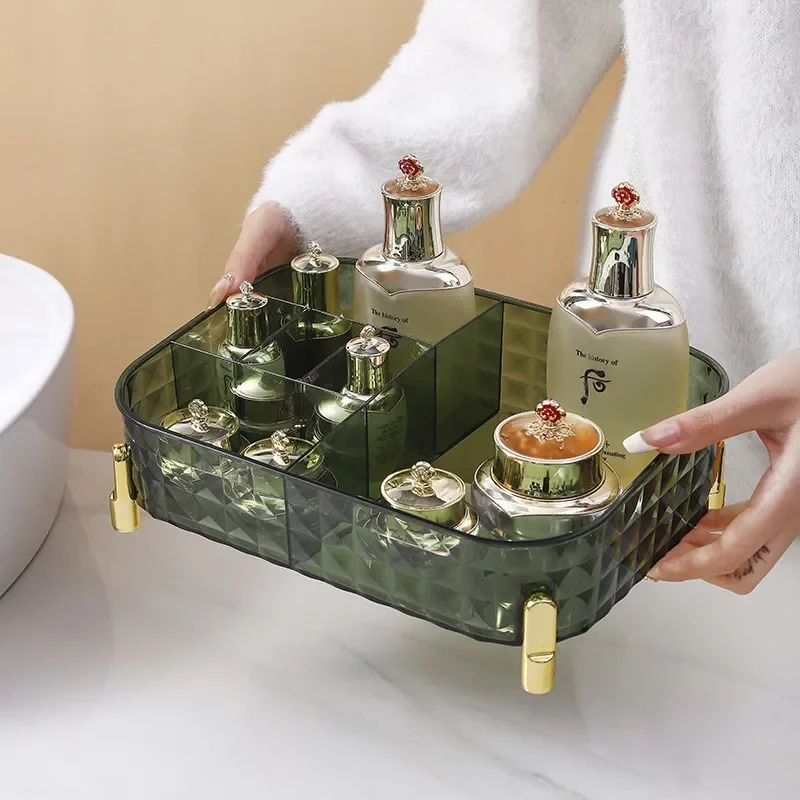 Plastic Transparent Makeup Storage Box Dormitory Finishing Shelf Cosmetics Skin Care Dressing Table Desktop Stationery Box
Plastic Transparent Makeup Storage Box Dormitory Finishing Shelf Cosmetics Skin Care Dressing Table Desktop Stationery Box