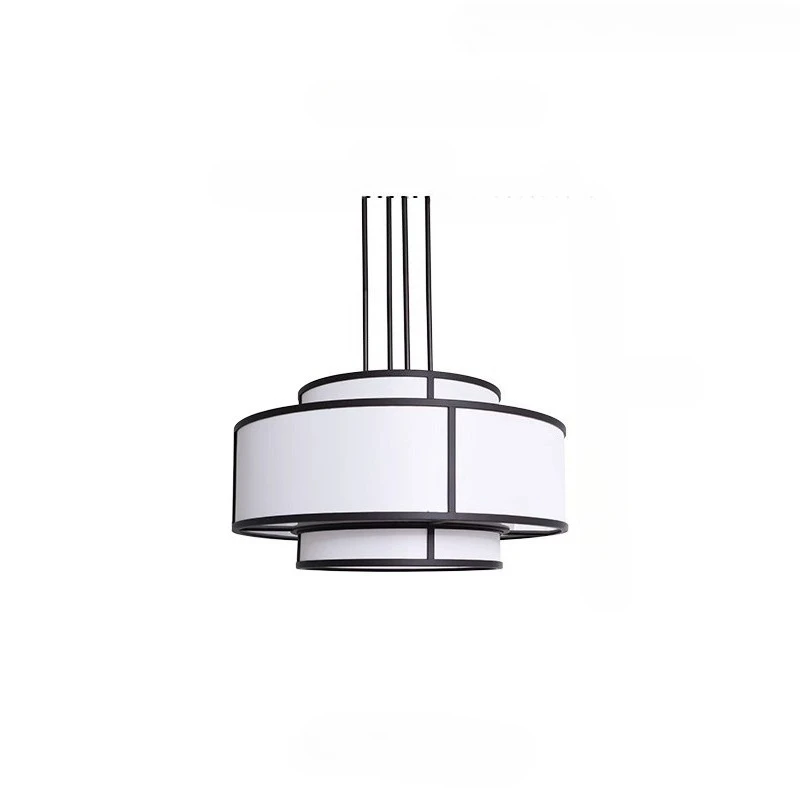 French linen/cowhide new Chinese modern simple living room dining room chandelier bedroom study lamp
French linen/cowhide new Chinese modern simple living room dining room chandelier bedroom study lamp