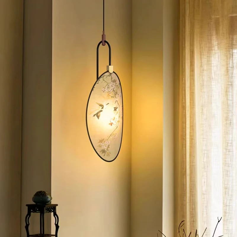 Retro Ceiling Pendant Lights LED E27 Oval Fabric Lampshade Bedside Living Room Bedroom Teahouse Study Atmosphere Hanging Lamps
Retro Ceiling Pendant Lights LED E27 Oval Fabric Lampshade Bedside Living Room Bedroom Teahouse Study Atmosphere Hanging Lamps