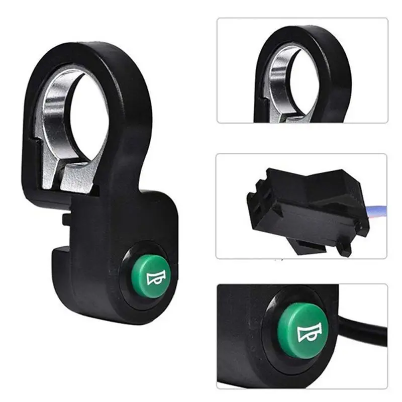 (X07A) Electric Bicycle Horn Switch Button Scooter Horn Signal Switch Button Cable Length: About 150cm
(X07A) Electric Bicycle Horn Switch Button Scooter Horn Signal Switch Button Cable Length: About 150cm