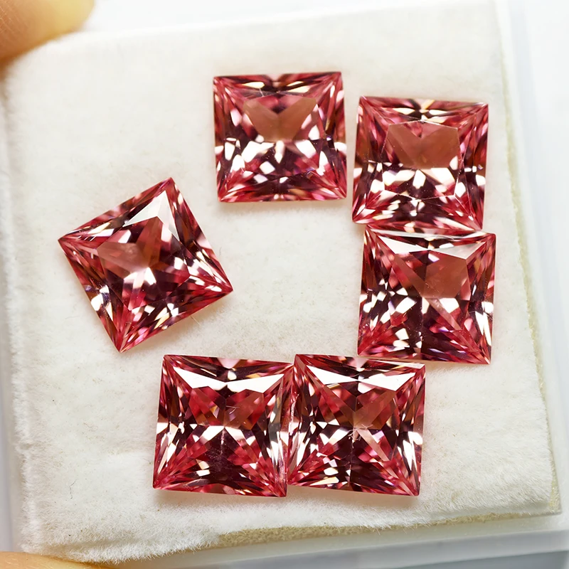 Лабораторная огранка принцессы, выращенный камень Padparadscha, синтетический корунд Padparadscha, закат оранжевого цвета, драгоценные камни для изготовления ювелирных изделий
Лабораторная огранка принцессы, выращенный камень Padparadscha, синтетический корунд Padparadscha, закат оранжевого цвета, драгоценные камни для изготовления ювелирных изделий
