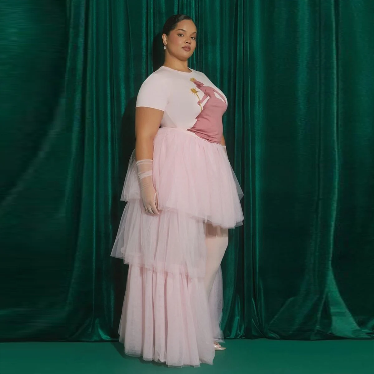 Pink Long Tulle Skirts Tiered Female Layered Tutu Skirt Elastic Waistband High Low Skirt Aildress Carnival Outfit Custom Color
Pink Long Tulle Skirts Tiered Female Layered Tutu Skirt Elastic Waistband High Low Skirt Aildress Carnival Outfit Custom Color