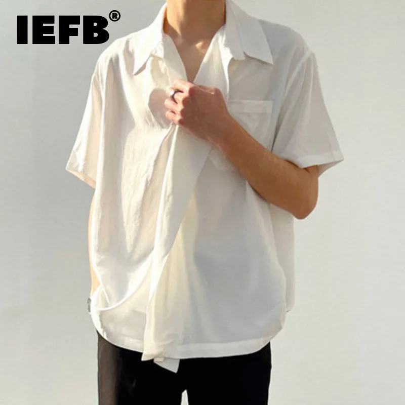IEFB Men Summer Shirts Two-button Turn-down Collar Short Sleeve Loose Tops Korean Streetwear 2024 New Summet Male 28W3841
IEFB Men Summer Shirts Two-button Turn-down Collar Short Sleeve Loose Tops Korean Streetwear 2024 New Summet Male 28W3841