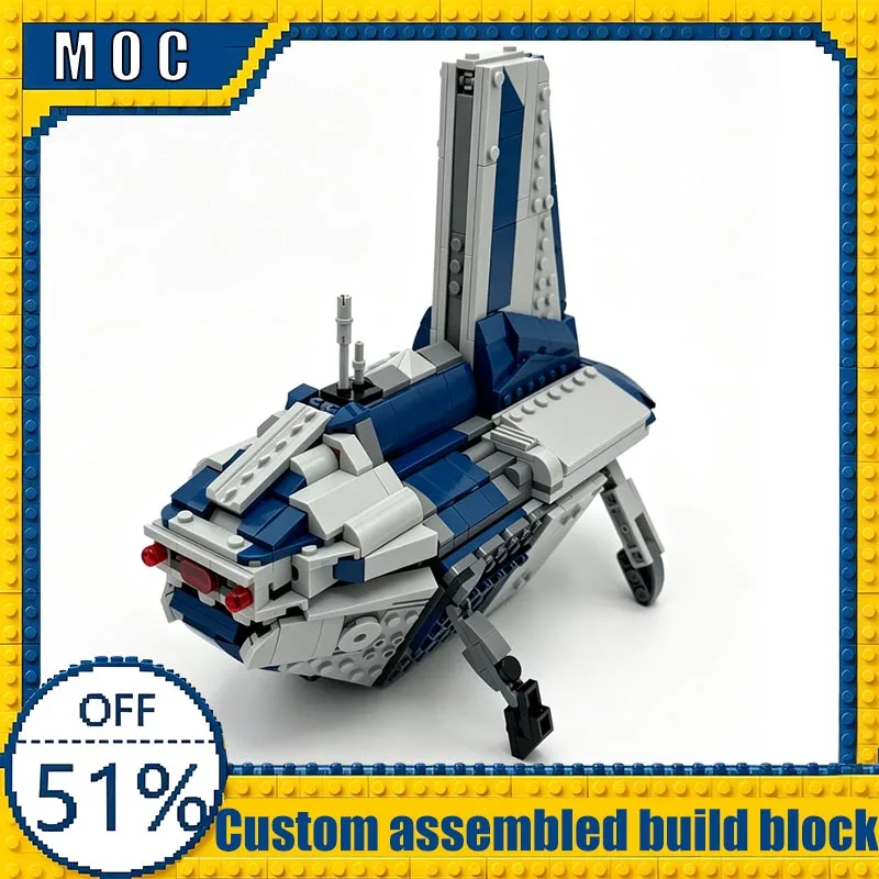 732PCS Separatist Technology Shuttle 75435 Alternate Model War Series Custom Building Blocks DIY Assembly Toy Boys Birthday Gift
732PCS Separatist Technology Shuttle 75435 Alternate Model War Series Custom Building Blocks DIY Assembly Toy Boys Birthday Gift