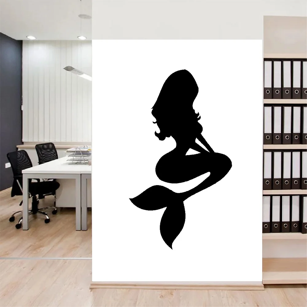 Hot Sale Pinup Mermaid Siren Silhouette Custom Made Self Adhesive Vinyl Decal Sticker- Vinyl Wall Sticker 34*60CM
Hot Sale Pinup Mermaid Siren Silhouette Custom Made Self Adhesive Vinyl Decal Sticker- Vinyl Wall Sticker 34*60CM