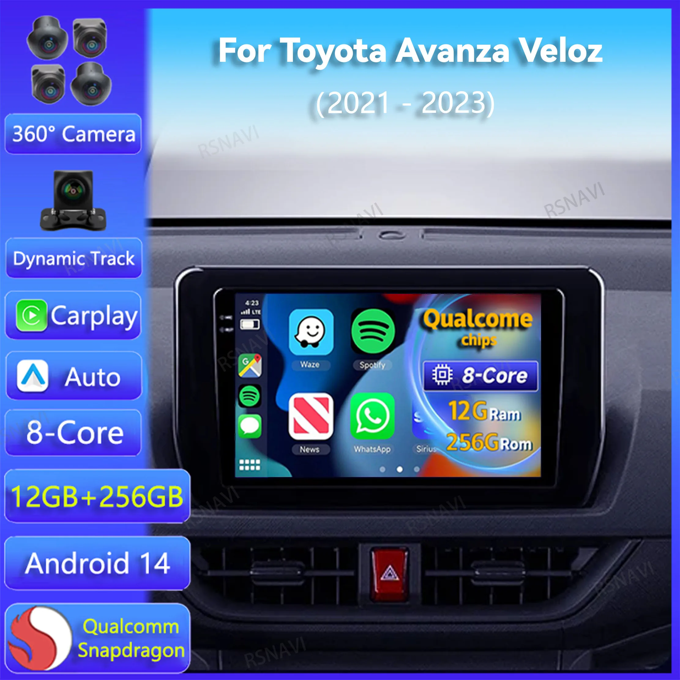 Android 14 Carplay Auto для Toyota Avanza Veloz 2021 2022 2023 Автомобильный радиоприемник Навигация Видео Стерео 2Din Плеер Головное устройство Беспроводной
Android 14 Carplay Auto для Toyota Avanza Veloz 2021 2022 2023 Автомобильный радиоприемник Навигация Видео Стерео 2Din Плеер Головное устройство Беспроводной
