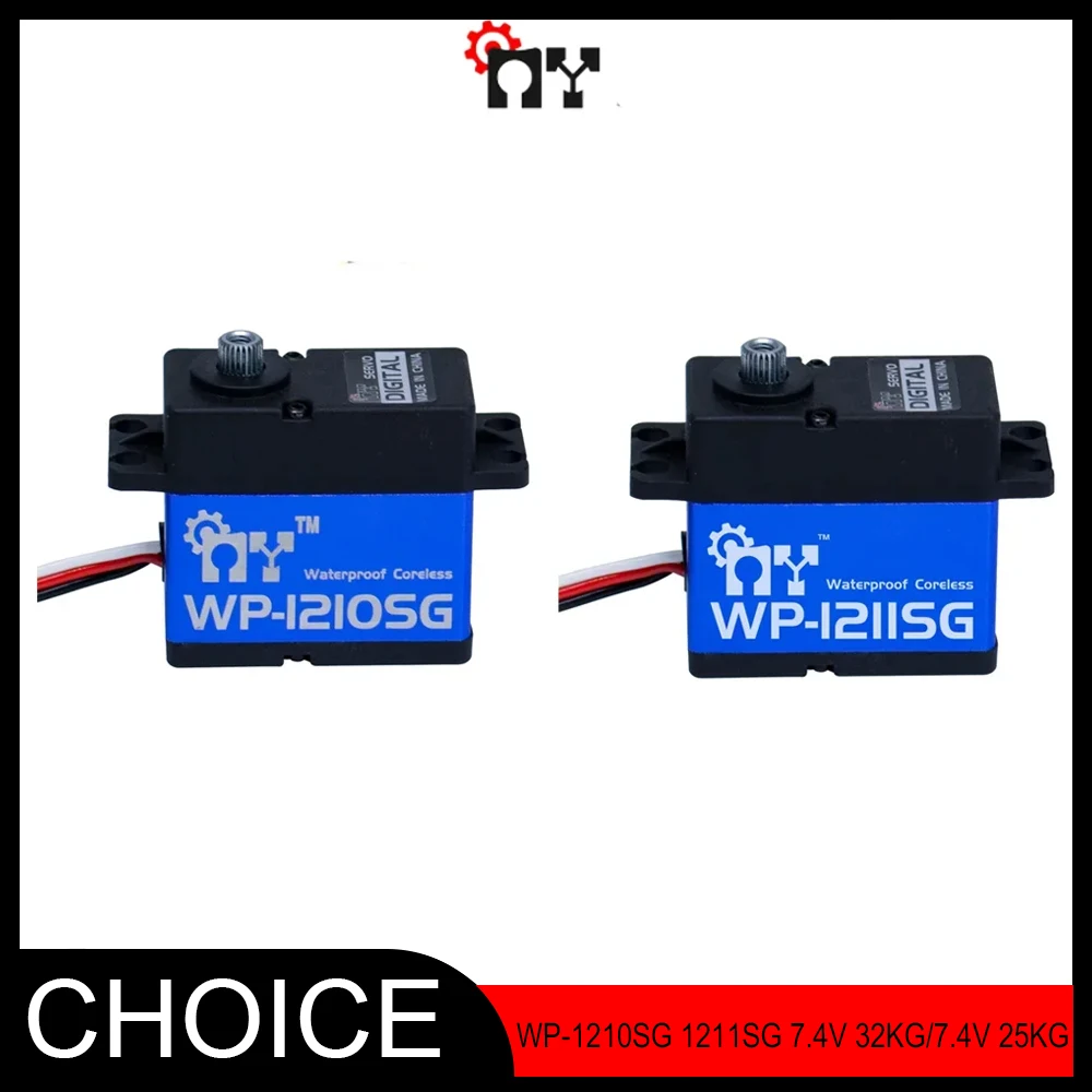 MY Servo WP-1210SG 1211SG 7,4 В 32 кг/7,4 В 25 кг Титановые шестерни Бессердечный стандартный цифровой сервопривод для радиоуправляемых деталей вертолета
MY Servo WP-1210SG 1211SG 7,4 В 32 кг/7,4 В 25 кг Титановые шестерни Бессердечный стандартный цифровой сервопривод для радиоуправляемых деталей вертолета