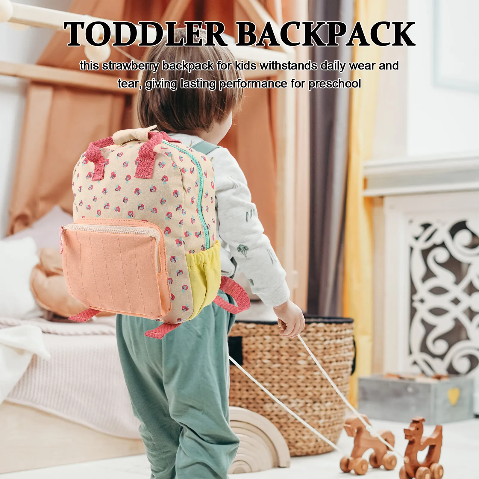 Cute Strawberry Cartoon Toddler Backpack for Girls Pink Preschool Kindergarten School Bag Kids Nursery Travel Backpacks with
Cute Strawberry Cartoon Toddler Backpack for Girls Pink Preschool Kindergarten School Bag Kids Nursery Travel Backpacks with