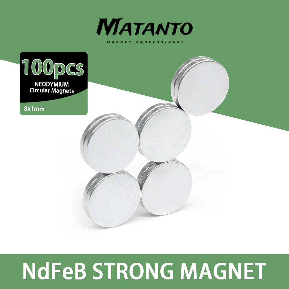 100/200/300pcs Powerful Strong Magnetic Magnet 8mmx1mm Permanent Neodymium Magnet 8*1mm Fridge Small Round Magnet 8x1mm
100/200/300pcs Powerful Strong Magnetic Magnet 8mmx1mm Permanent Neodymium Magnet 8*1mm Fridge Small Round Magnet 8x1mm