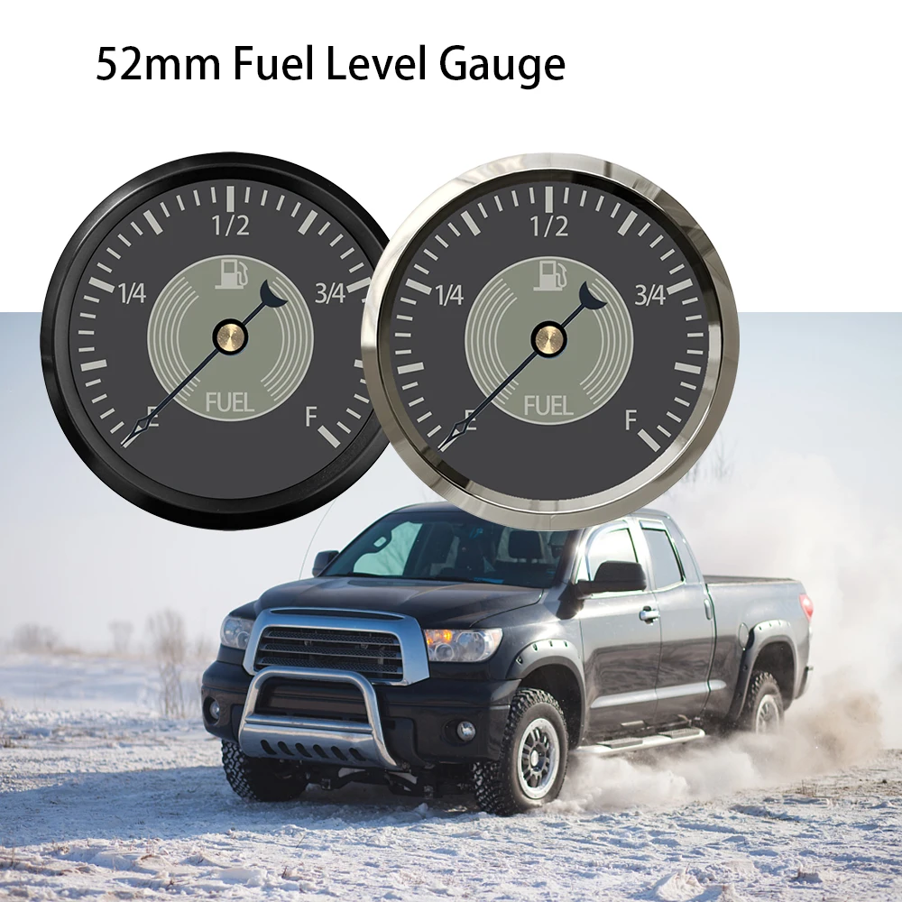 RHAXEL 52mm Fuel Level Gauge 0-190ohm Signal for Auto Motorcycle Truck Vessels with Red and Yellow Backlight 12V 24Volt
RHAXEL 52mm Fuel Level Gauge 0-190ohm Signal for Auto Motorcycle Truck Vessels with Red and Yellow Backlight 12V 24Volt