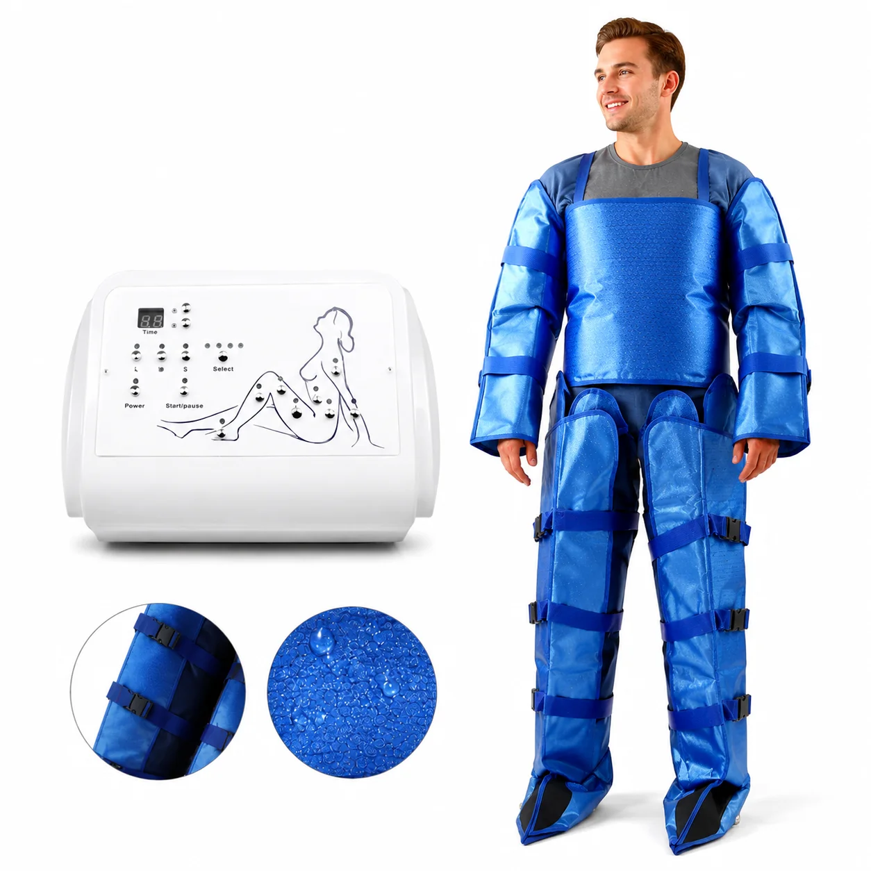Air Wave Pressure Lymphatic Drainage Vacuum Therapy Pressotherapy Machine Muscle Relax Leg Waist Body Massage
Air Wave Pressure Lymphatic Drainage Vacuum Therapy Pressotherapy Machine Muscle Relax Leg Waist Body Massage