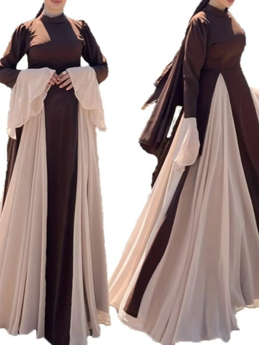 Muslim Dress Abaya Women Chiffon Flare Sleeve Eid Party Dresses Dubai Jalabiya Kaftan Morocco Vestidos Long Robe Ramadan 2025
Muslim Dress Abaya Women Chiffon Flare Sleeve Eid Party Dresses Dubai Jalabiya Kaftan Morocco Vestidos Long Robe Ramadan 2025