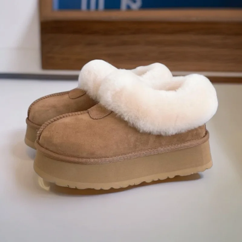 Genuine Leather Women's Thick Sole Wool Anti Slip Lovers Snow Boots Fashion Women's Warm Thickened Women's Boots
Genuine Leather Women's Thick Sole Wool Anti Slip Lovers Snow Boots Fashion Women's Warm Thickened Women's Boots