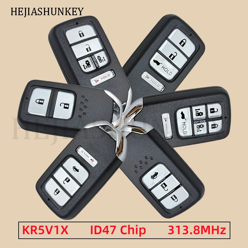 Умный бесключевой дистанционный ключ-брелок KR5V1X 313,8 МГц с чипом ID47 для Honda Accord, CR-V, Fit, Jazz, Odyssey, XR-V, Vezel, Clarity, New Inspire
Умный бесключевой дистанционный ключ-брелок KR5V1X 313,8 МГц с чипом ID47 для Honda Accord, CR-V, Fit, Jazz, Odyssey, XR-V, Vezel, Clarity, New Inspire