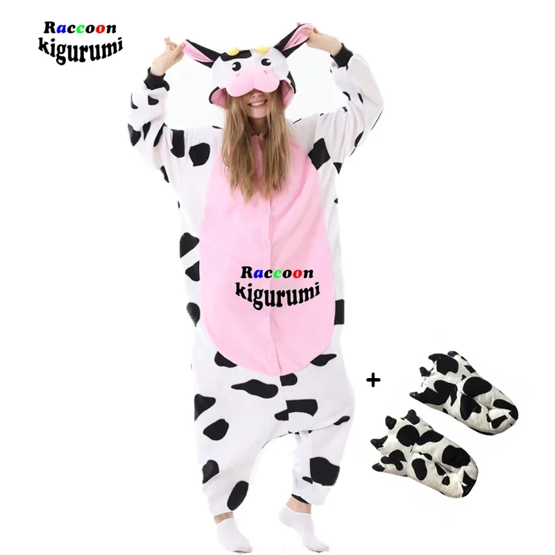 Adult Unisex Zipper Cow Pajamas Anime Cosplay Costume Party Jumpsuit Men And Women Raccoon Kigurumi Onesie 
Adult Unisex Zipper Cow Pajamas Anime Cosplay Costume Party Jumpsuit Men And Women Raccoon Kigurumi Onesie