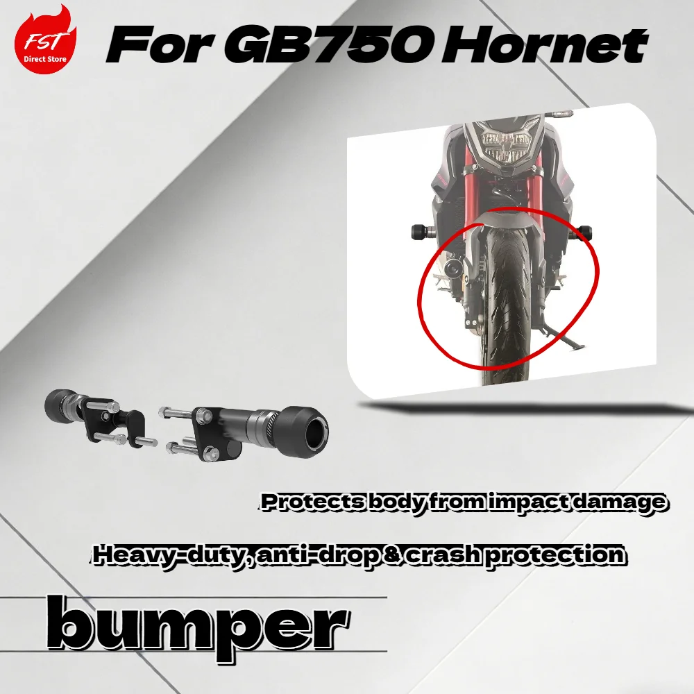 For CB750 Hornet 2023–2026 Heavy Duty Engine Guard Crash Bar Anti-Fall Slider Racing Bumper Motorcycle Protector Mod Parts