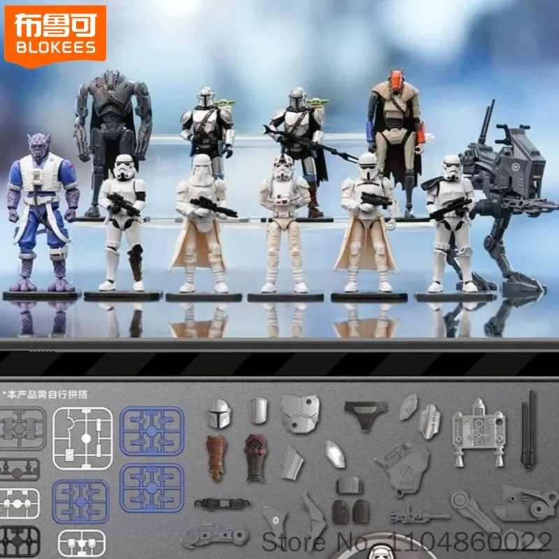 Blokees Star Wars Mandalorian & Grogu Champions Class Lite Edition Blind Box Kits Gifts Din Djarin Action Figure Poseable Model
Blokees Star Wars Mandalorian & Grogu Champions Class Lite Edition Blind Box Kits Gifts Din Djarin Action Figure Poseable Model