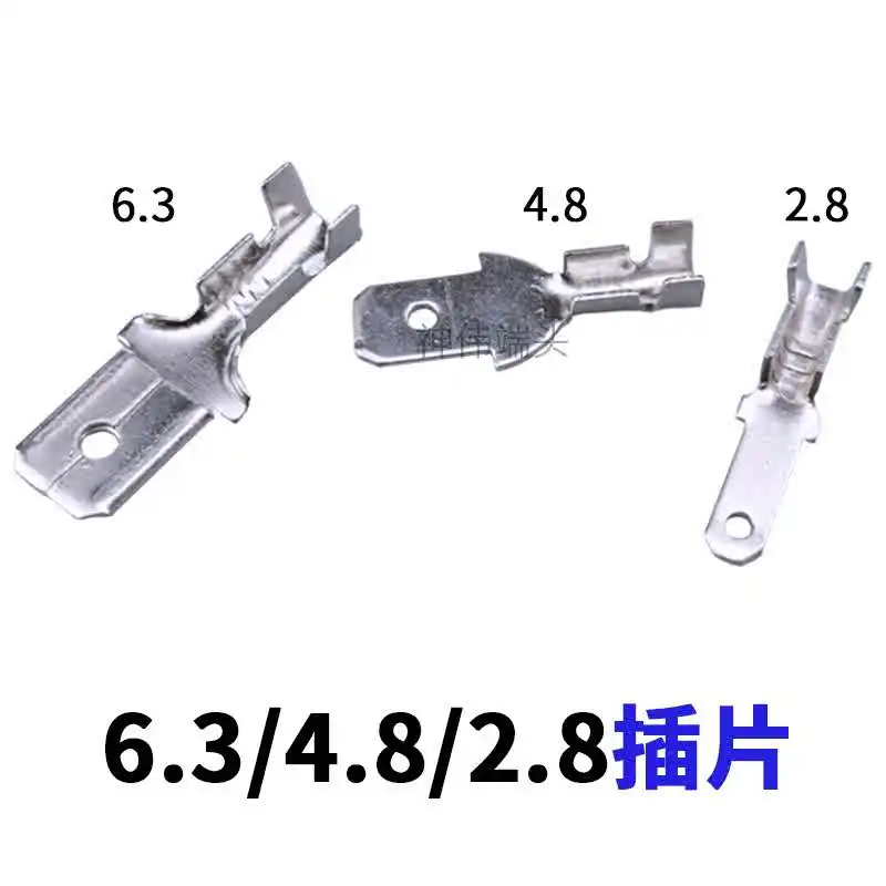2.8/4.8/6.3 Plate Terminal Connector Spring Plug-and-unplugged Butt Plug Male and Female Terminal Connector
2.8/4.8/6.3 Plate Terminal Connector Spring Plug-and-unplugged Butt Plug Male and Female Terminal Connector