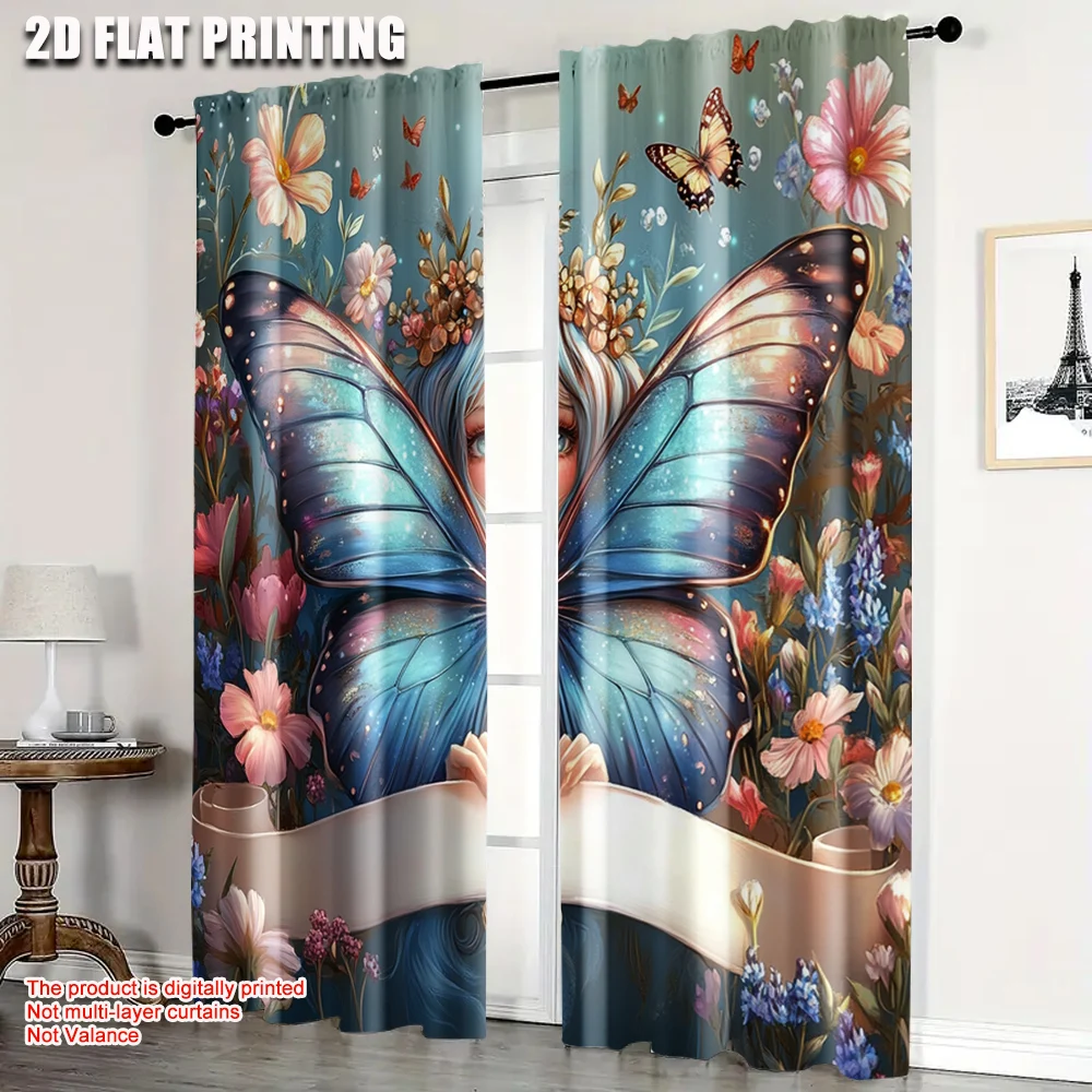 2pcs, Curtains Roller Blinds 2D print Butterfly 100% Polyester (without rod) Stuff Clearance Use for Bedroom, Contemporary Style
2pcs, Curtains Roller Blinds 2D print Butterfly 100% Polyester (without rod) Stuff Clearance Use for Bedroom, Contemporary Style