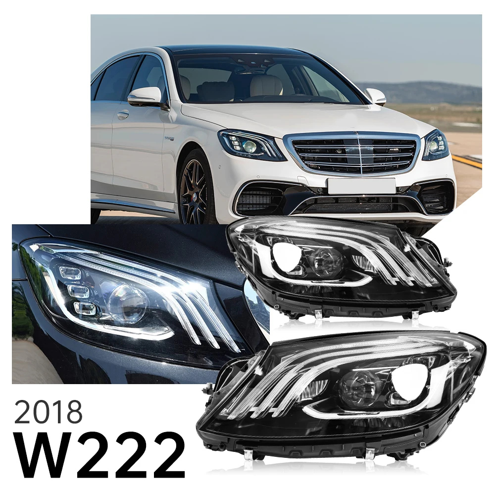 Car Lihgt For Benz S-Class W222 Headlight 2014-2018 S320 S400 S350 Head Lamps Upgrade 2018 Newest Maybach Design Plug And Play
Car Lihgt For Benz S-Class W222 Headlight 2014-2018 S320 S400 S350 Head Lamps Upgrade 2018 Newest Maybach Design Plug And Play