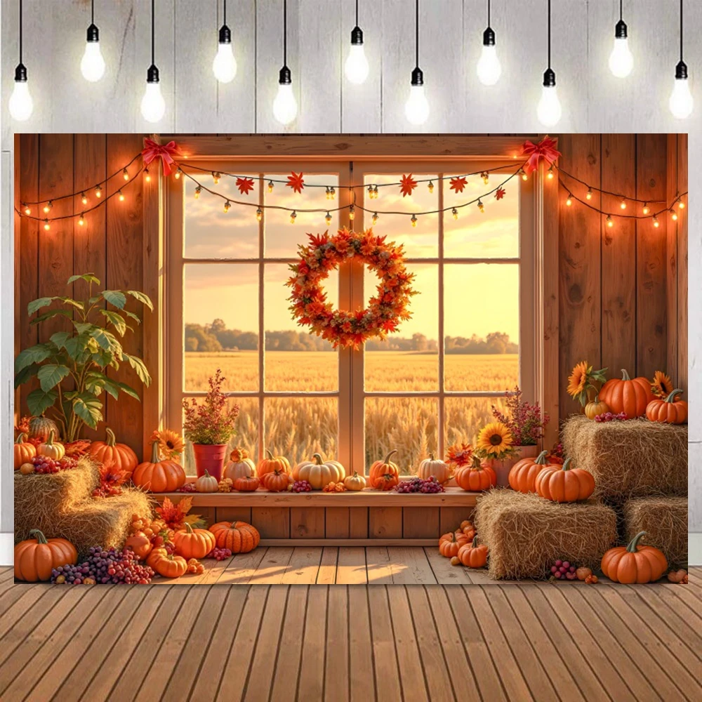 Осенний фон для фотосъемки сарая с фермой, осенний пейзаж, стог сена, тыква, клен, подсолнух, детский портрет, фотофоны на День благодарения
Осенний фон для фотосъемки сарая с фермой, осенний пейзаж, стог сена, тыква, клен, подсолнух, детский портрет, фотофоны на День благодарения