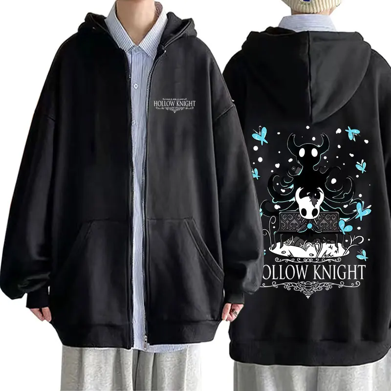 Gaming Hollow Knight Graphic Zipper Hoodie Men's Women's Casual Cartoon Style Hoodies Unisex Funny Game Lover Zip Up Jacket Coat
Gaming Hollow Knight Graphic Zipper Hoodie Men's Women's Casual Cartoon Style Hoodies Unisex Funny Game Lover Zip Up Jacket Coat