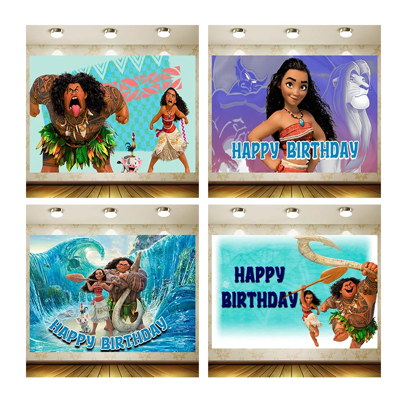 Disney Moana Backdrop Children Birthday Supplies Girl Princess Party Cartoon Decoration Background Photography
Disney Moana Backdrop Children Birthday Supplies Girl Princess Party Cartoon Decoration Background Photography