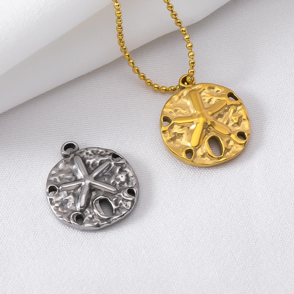 Stainless Steel 18K Gold Plated Ocean Shell Round Pendant Starfish Charm Jewelry Diy Earrings Necklace Bracelet Component Gifts
Stainless Steel 18K Gold Plated Ocean Shell Round Pendant Starfish Charm Jewelry Diy Earrings Necklace Bracelet Component Gifts