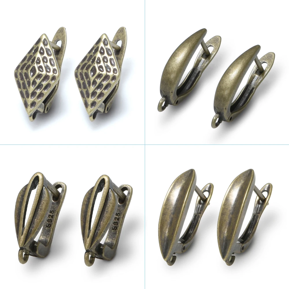 DARENLI 1 Pair DIY Antique Bronze Earrings Clasps Hooks For Woman Making Accessories Jewelry Findings Hypoallergenic Wholesale
DARENLI 1 Pair DIY Antique Bronze Earrings Clasps Hooks For Woman Making Accessories Jewelry Findings Hypoallergenic Wholesale