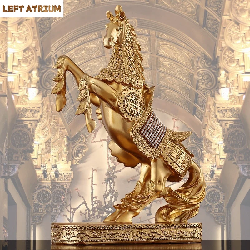 Horse Resin Sculpture Model Home Office Bar War Horse Faith Statue Crafts Ornaments Animal Origami Modern Art Decoration Gift
Horse Resin Sculpture Model Home Office Bar War Horse Faith Statue Crafts Ornaments Animal Origami Modern Art Decoration Gift
