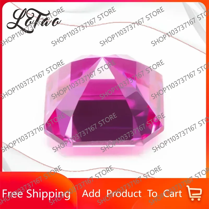 Lab Grown Sapphire Asscher Shape VVS1 Hot Pink Color Artificial Gemstone DIY Advanced Jewelry Rings Earrings Making Certificate
Lab Grown Sapphire Asscher Shape VVS1 Hot Pink Color Artificial Gemstone DIY Advanced Jewelry Rings Earrings Making Certificate