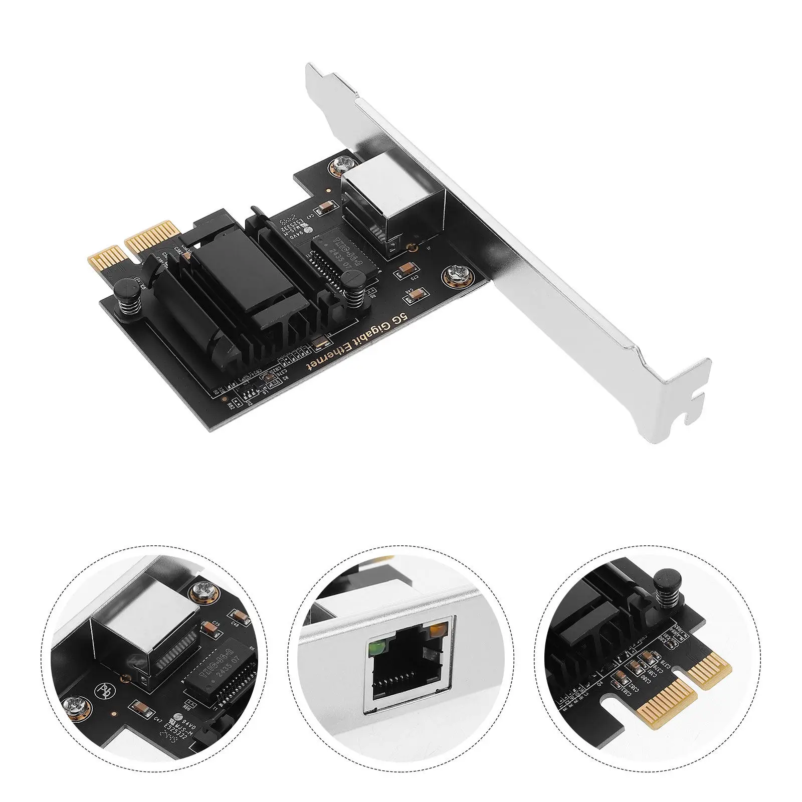 5G Gigabit Network Card Pciex1 Diskless Ethernet Adapter Rt8126 Chip Desktop Pc Office Home Network Adapter Office Ethernet Card
5G Gigabit Network Card Pciex1 Diskless Ethernet Adapter Rt8126 Chip Desktop Pc Office Home Network Adapter Office Ethernet Card