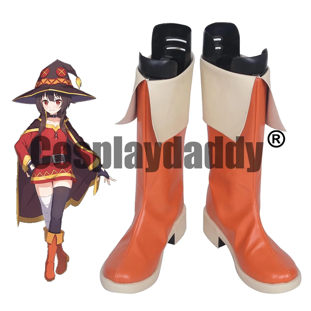 IN STOCK KonoSuba: God's Blessing on This Wonderful World! Crimson Demons Arch Wizard Megumin Cosplay Shoes Orange Boots S008
IN STOCK KonoSuba: God's Blessing on This Wonderful World! Crimson Demons Arch Wizard Megumin Cosplay Shoes Orange Boots S008