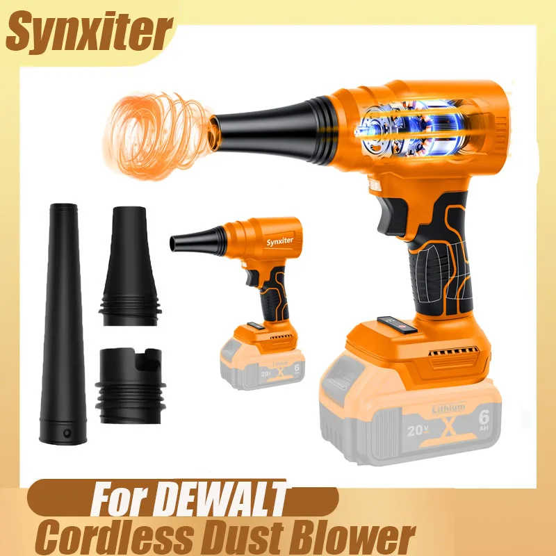 Беспроводной воздуходув для аккумулятора DEWALT 18В, мощный воздуходув 300 м/с, ручной струйный вентилятор, инструмент для сдувания снега, листьев и пыли в саду
Беспроводной воздуходув для аккумулятора DEWALT 18В, мощный воздуходув 300 м/с, ручной струйный вентилятор, инструмент для сдувания снега, листьев и пыли в саду