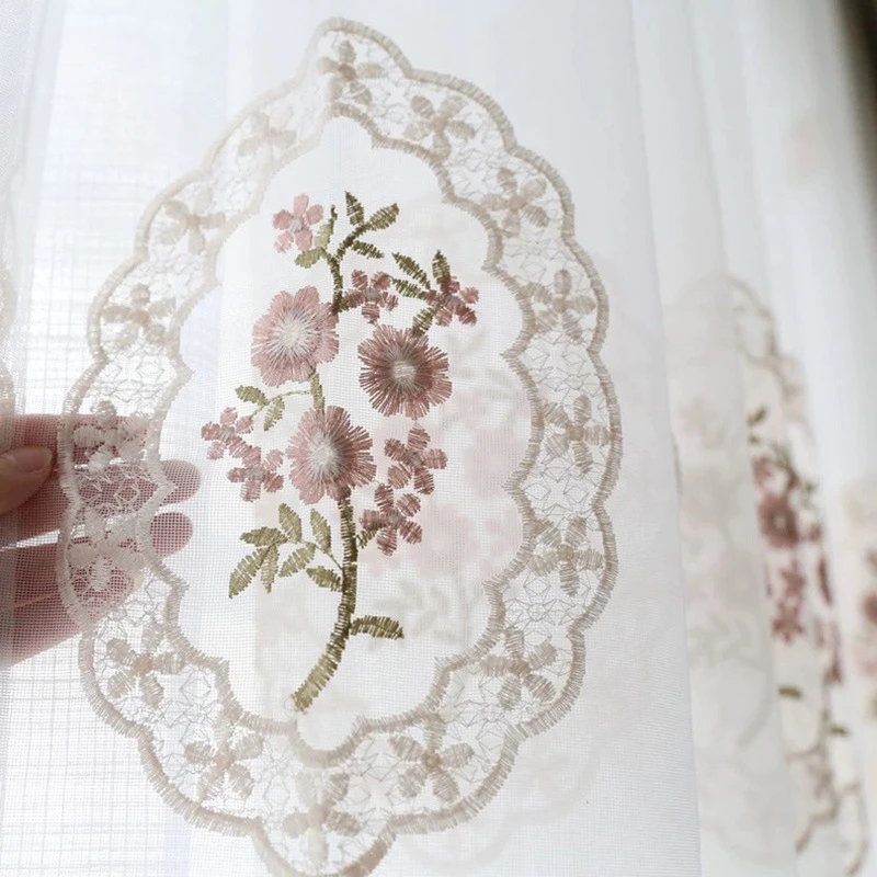 Liansen Korean Style Small Fresh White Embroidered Window Screen Lace Lace Floor-to-ceiling Window Screen
Liansen Korean Style Small Fresh White Embroidered Window Screen Lace Lace Floor-to-ceiling Window Screen
