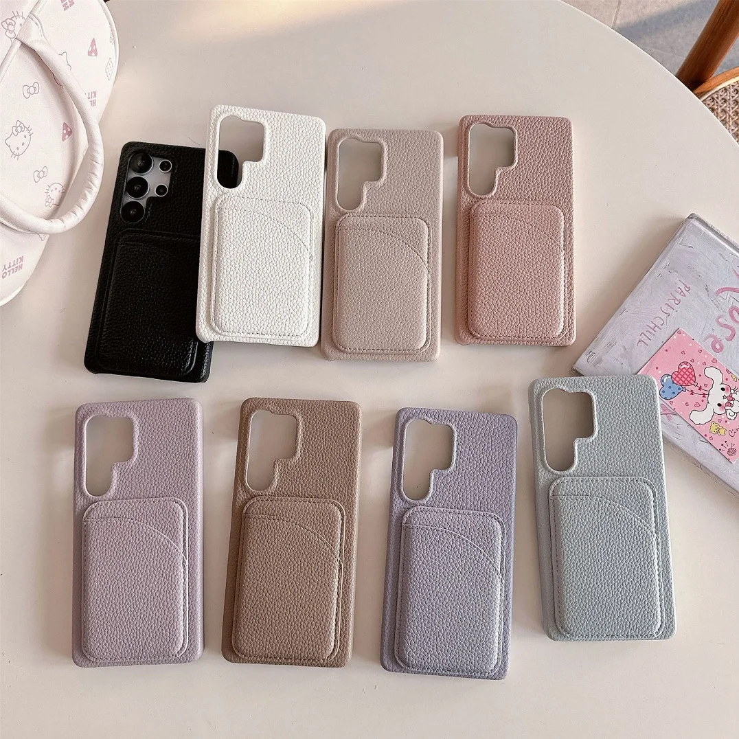 Trendy Fashion Leather Card Slot Wallet Case For Samsung Galaxy S25 S26 Ultra S24 FE S23 Plus S22 Shockproof Shell Phone Cover
Trendy Fashion Leather Card Slot Wallet Case For Samsung Galaxy S25 S26 Ultra S24 FE S23 Plus S22 Shockproof Shell Phone Cover