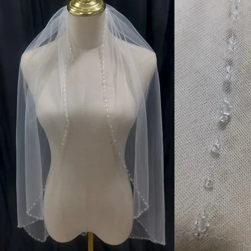 1 animal wedding veil elegant pearl crystal edge white ivory long bride veil, with user-defined exquisite cathedral veil
1 animal wedding veil elegant pearl crystal edge white ivory long bride veil, with user-defined exquisite cathedral veil