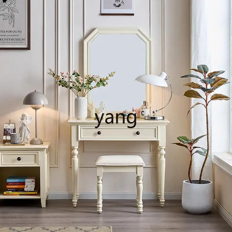 LMMsolid wood dresser white bedroom household makeup table modern simple small apartment makeup table
LMMsolid wood dresser white bedroom household makeup table modern simple small apartment makeup table
