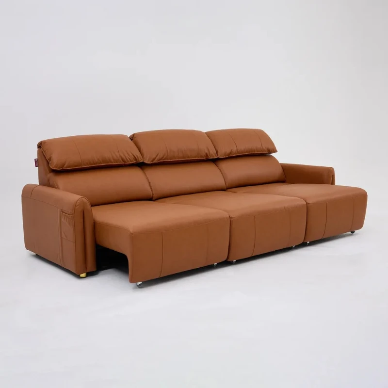Modern simple high-back leather sofa electric retractable sofa bed can lie down and sleep
Modern simple high-back leather sofa electric retractable sofa bed can lie down and sleep