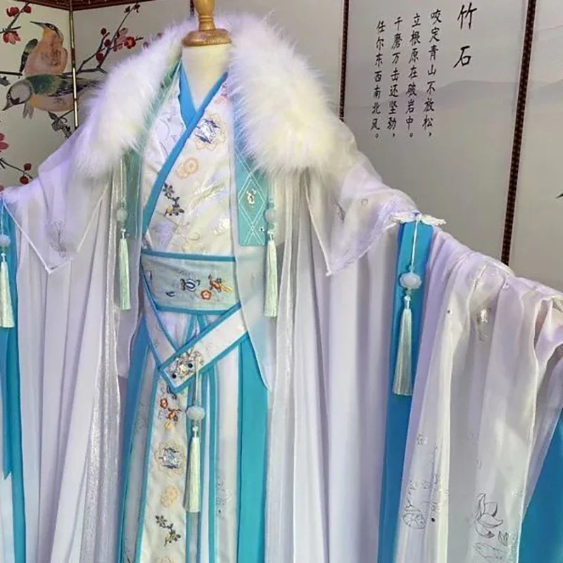 Chinese Hanfu Men Large Size 5XL Male Carnival Cosplay Costume Customized Vintage Traditional Hanfu Sets Men Theme Party Outfit
Chinese Hanfu Men Large Size 5XL Male Carnival Cosplay Costume Customized Vintage Traditional Hanfu Sets Men Theme Party Outfit