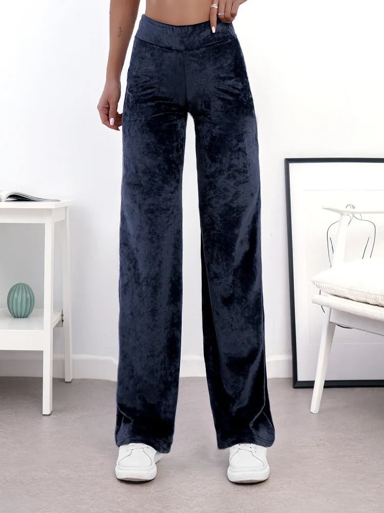 Solid Color High Waisted Pants For Women Casual Stretchy Velvet Flare Pants 70s 80s Pants Harajuku Loose Warm Winter Trousers
Solid Color High Waisted Pants For Women Casual Stretchy Velvet Flare Pants 70s 80s Pants Harajuku Loose Warm Winter Trousers