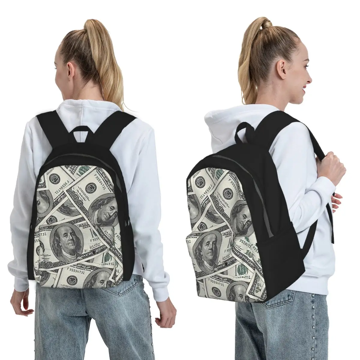 Rich Money Novelty Dollars Backpack Boys Girls BookBag Children School Bag Laptop Shoulder Bags for Men Women
Rich Money Novelty Dollars Backpack Boys Girls BookBag Children School Bag Laptop Shoulder Bags for Men Women