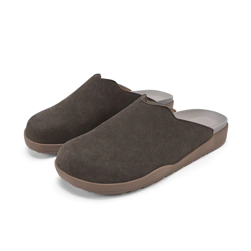 New Men's Slippers New Retro Solid Color Flat Bottom Women's Slingback Shoes Closed Toe Round Toe Suede Clogs Sandals Autumn
New Men's Slippers New Retro Solid Color Flat Bottom Women's Slingback Shoes Closed Toe Round Toe Suede Clogs Sandals Autumn