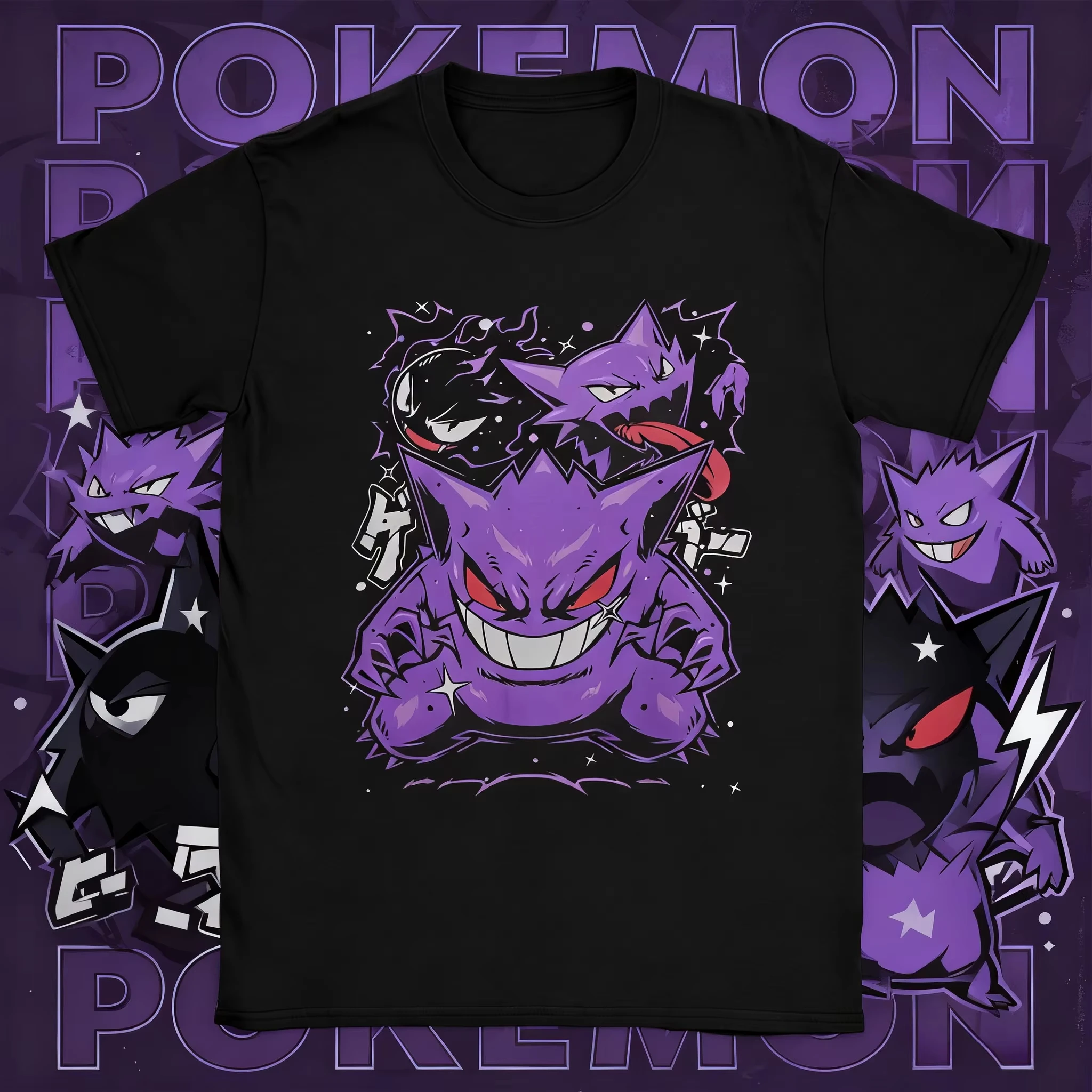 2026 Summer Pokémon Anime Gengar Brand Cotton Printed T-shirt Men Harajuku Casual Versatile Short-sleeved Y2k Loose
2026 Summer Pokémon Anime Gengar Brand Cotton Printed T-shirt Men Harajuku Casual Versatile Short-sleeved Y2k Loose