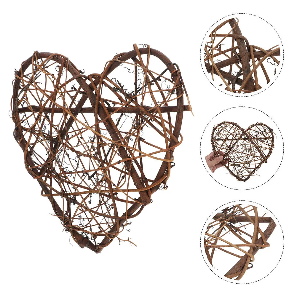 Rattan Heart Shaped Hanging Pendant Decoration DIY Craft Valentines Wedding Rustic Home Wall Decor Artificial Wreath Rattan
Rattan Heart Shaped Hanging Pendant Decoration DIY Craft Valentines Wedding Rustic Home Wall Decor Artificial Wreath Rattan
