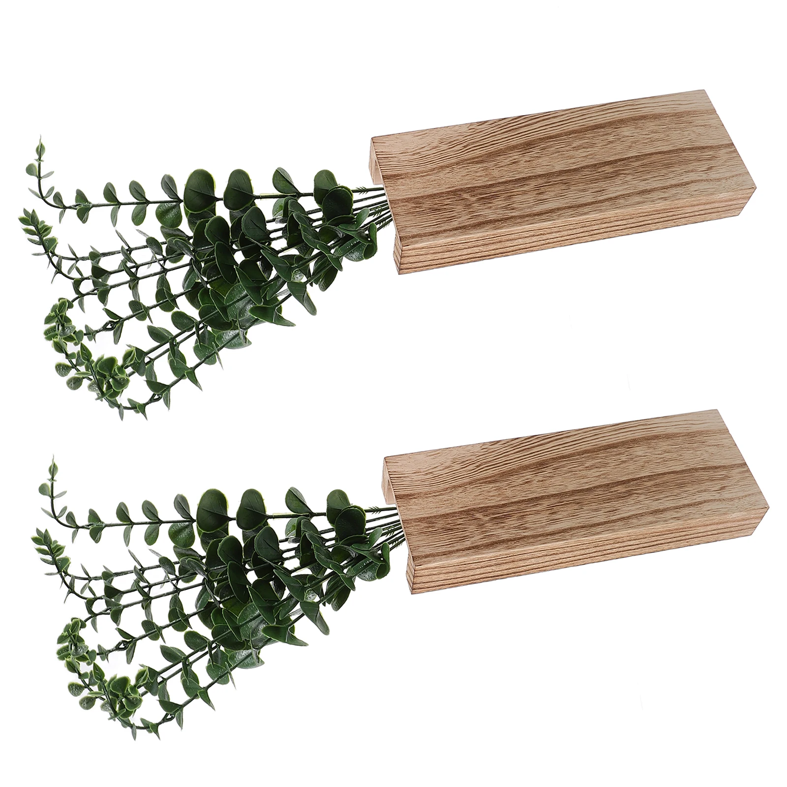 2Pcs Artificial Eucalyptus Vase Fake Green Plants Decor Wooden Wall HangingBranch Faux Eucalyptus HomeDecoration 
2Pcs Artificial Eucalyptus Vase Fake Green Plants Decor Wooden Wall HangingBranch Faux Eucalyptus HomeDecoration