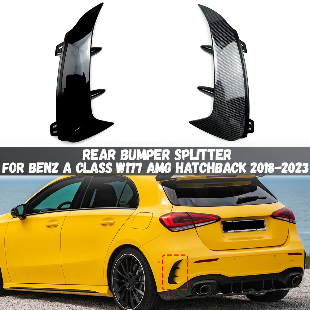 For Mercedes Benz A Class W177 Hatchback 2018-2023 Car Rear Bumper Splitter Kit Spoiler Rear Canard Air Vent Trim Car Styling
For Mercedes Benz A Class W177 Hatchback 2018-2023 Car Rear Bumper Splitter Kit Spoiler Rear Canard Air Vent Trim Car Styling