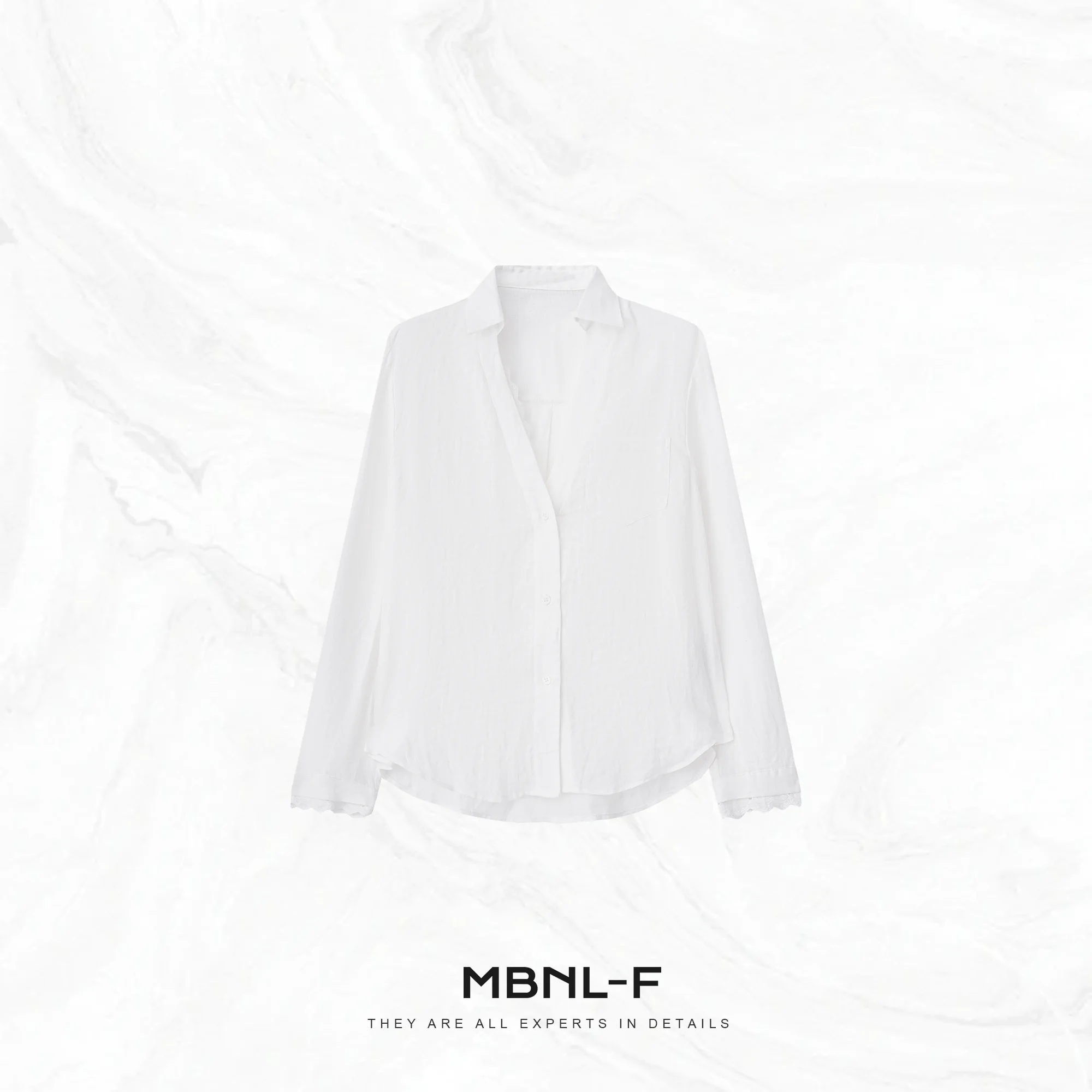 MBNLF Embroidered V-ne Slim Fit Long Sve Linen irt Ele Splicing Design Women's Premium Faion Casual irt
MBNLF Embroidered V-ne Slim Fit Long Sve Linen irt Ele Splicing Design Women's Premium Faion Casual irt