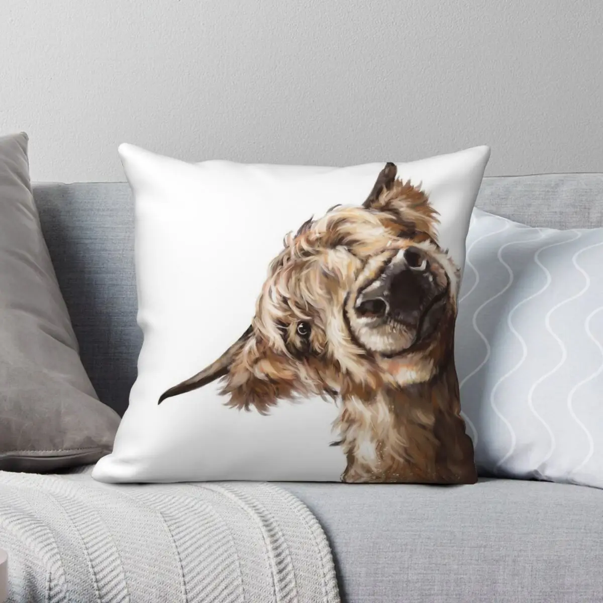 Sneaky Highland Cow Pillowcase Polyester Linen Velvet Pattern Zip Decorative Throw Pillow Case Room Cushion Cover 45x45
Sneaky Highland Cow Pillowcase Polyester Linen Velvet Pattern Zip Decorative Throw Pillow Case Room Cushion Cover 45x45